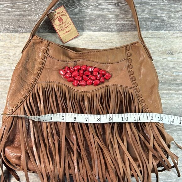 NWT Lucky Brand fringe shoulder bag - Picture 8 of 9